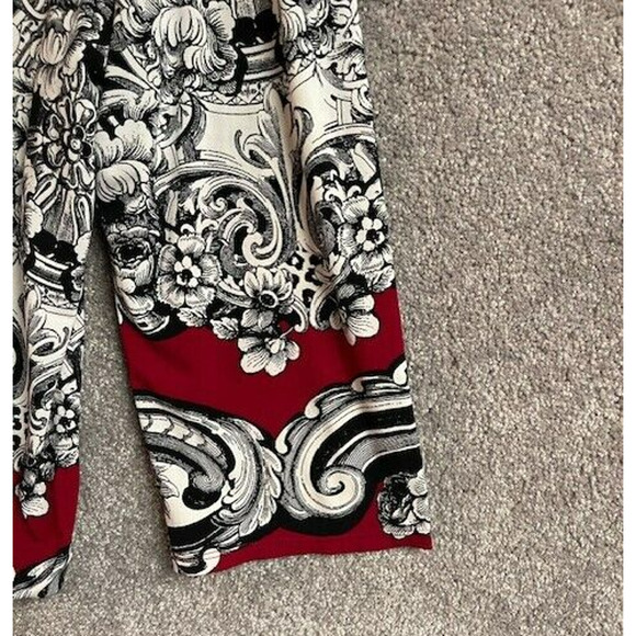 Alfani Blouse Petite Large Floral Paisley Flowy Boho Whimsigoth Old Money Y2K - Picture 8 of 15